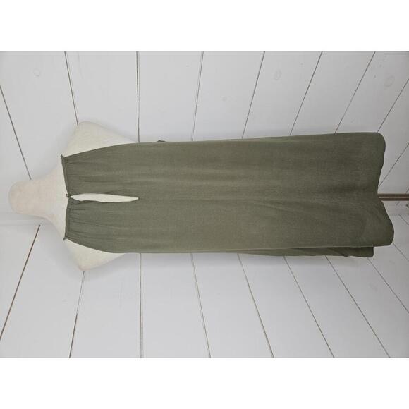 Blue Rain small green with cream & yellow floral embroidery mini dress - Picture 3 of 5